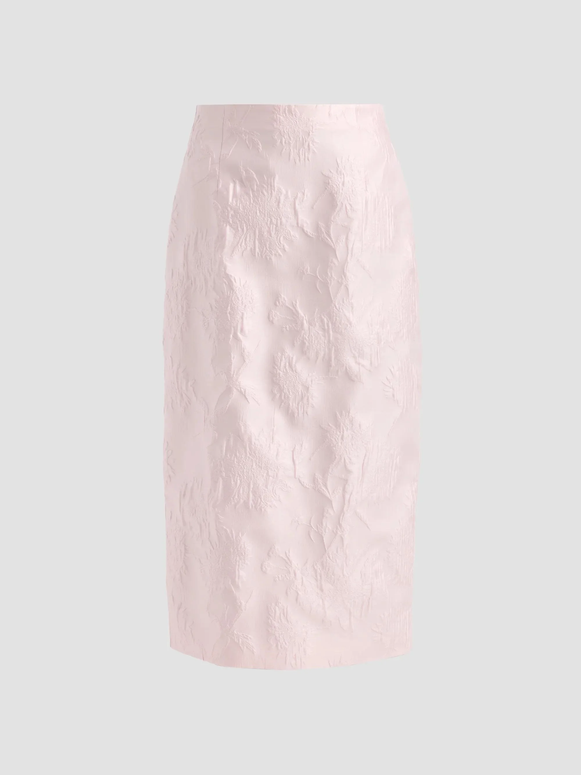 Women's Clarissa Brocade Pencil Skirt - Pink - 1