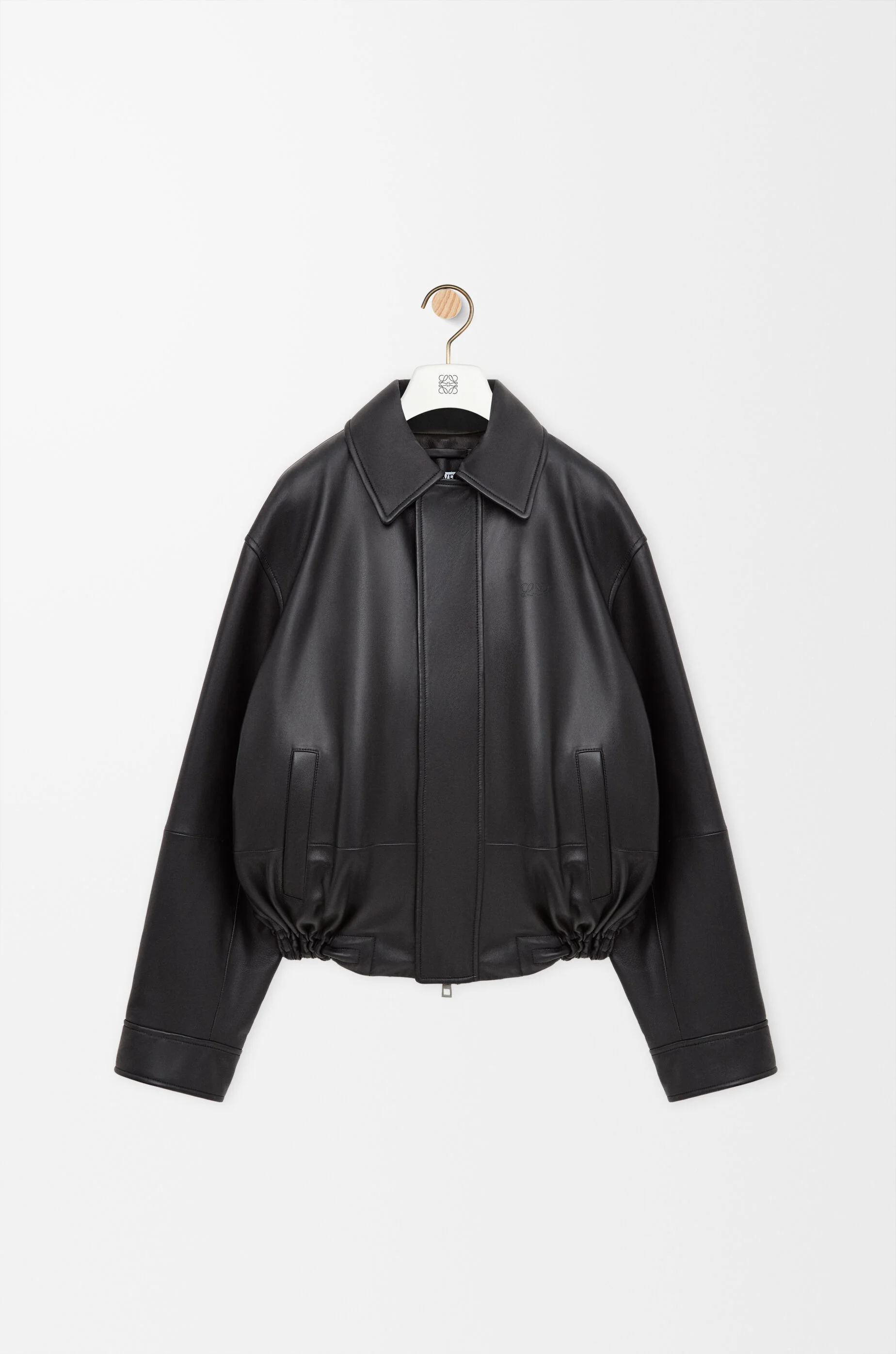 Drawstring jacket in nappa lambskin - 1
