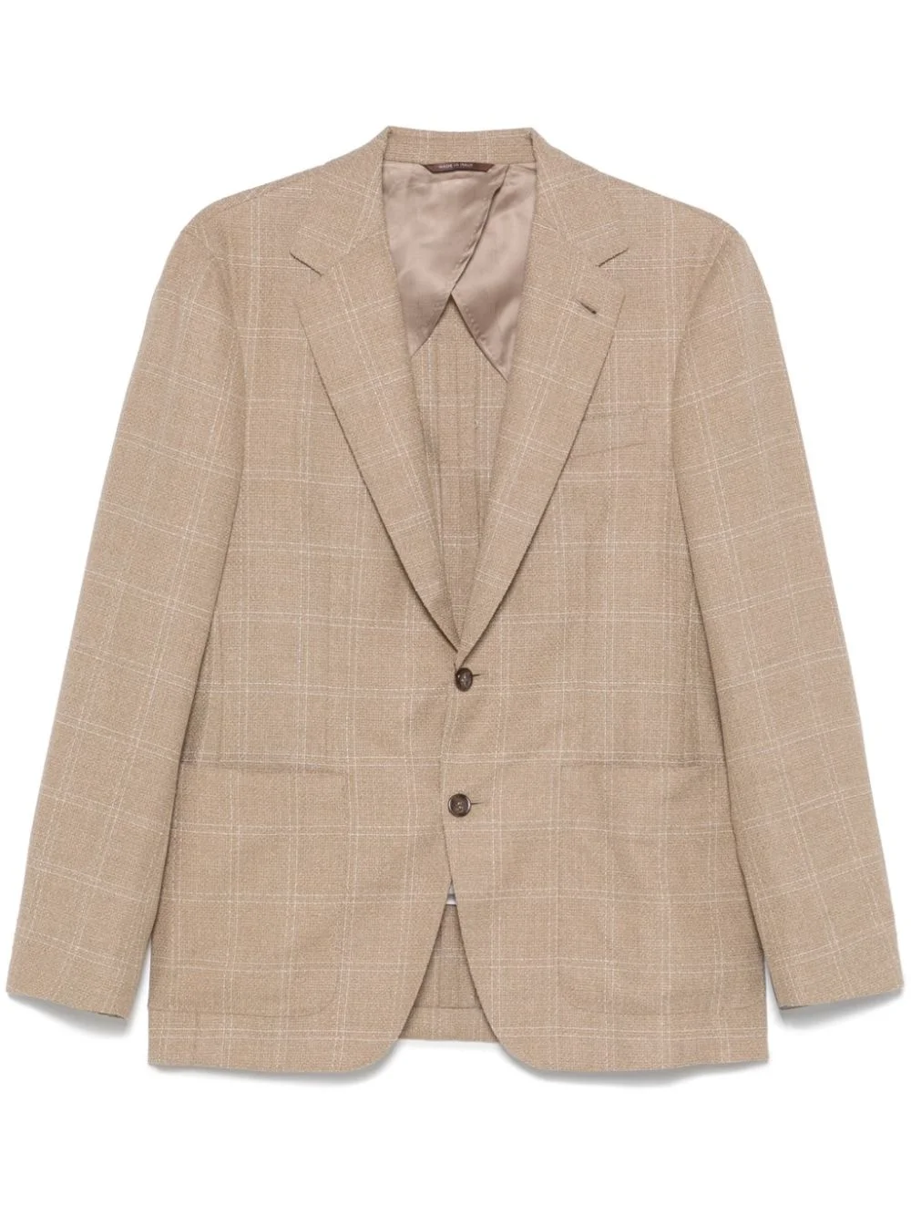 checked blazer - 1