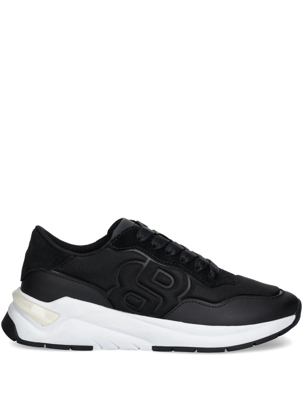 embossed-logo sneakers - 1