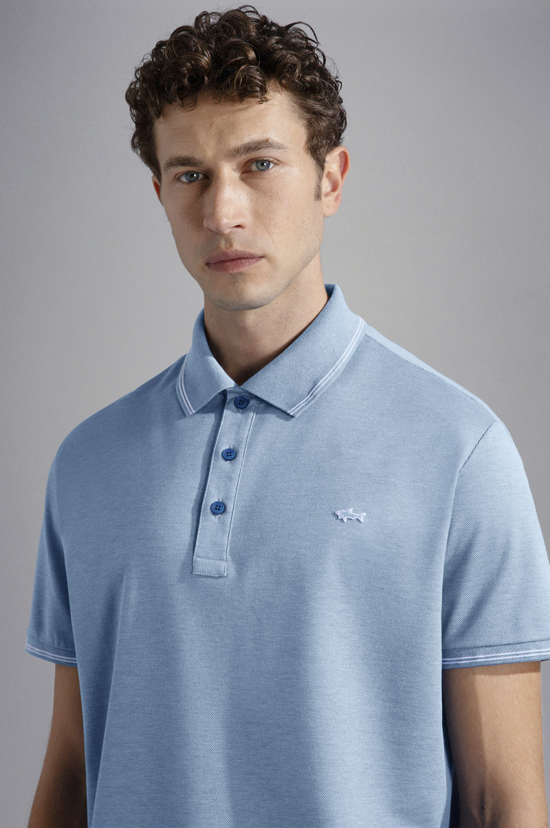 PIQUÉ COTTON POLO SHIRT 4