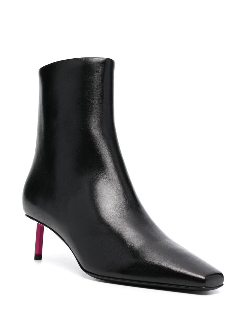 Off-White square-toe ankle boots outlook