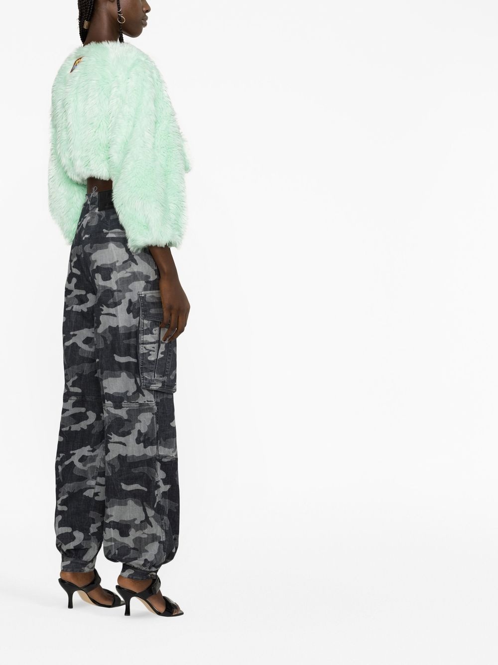 camouflage-print cargo trousers - 3