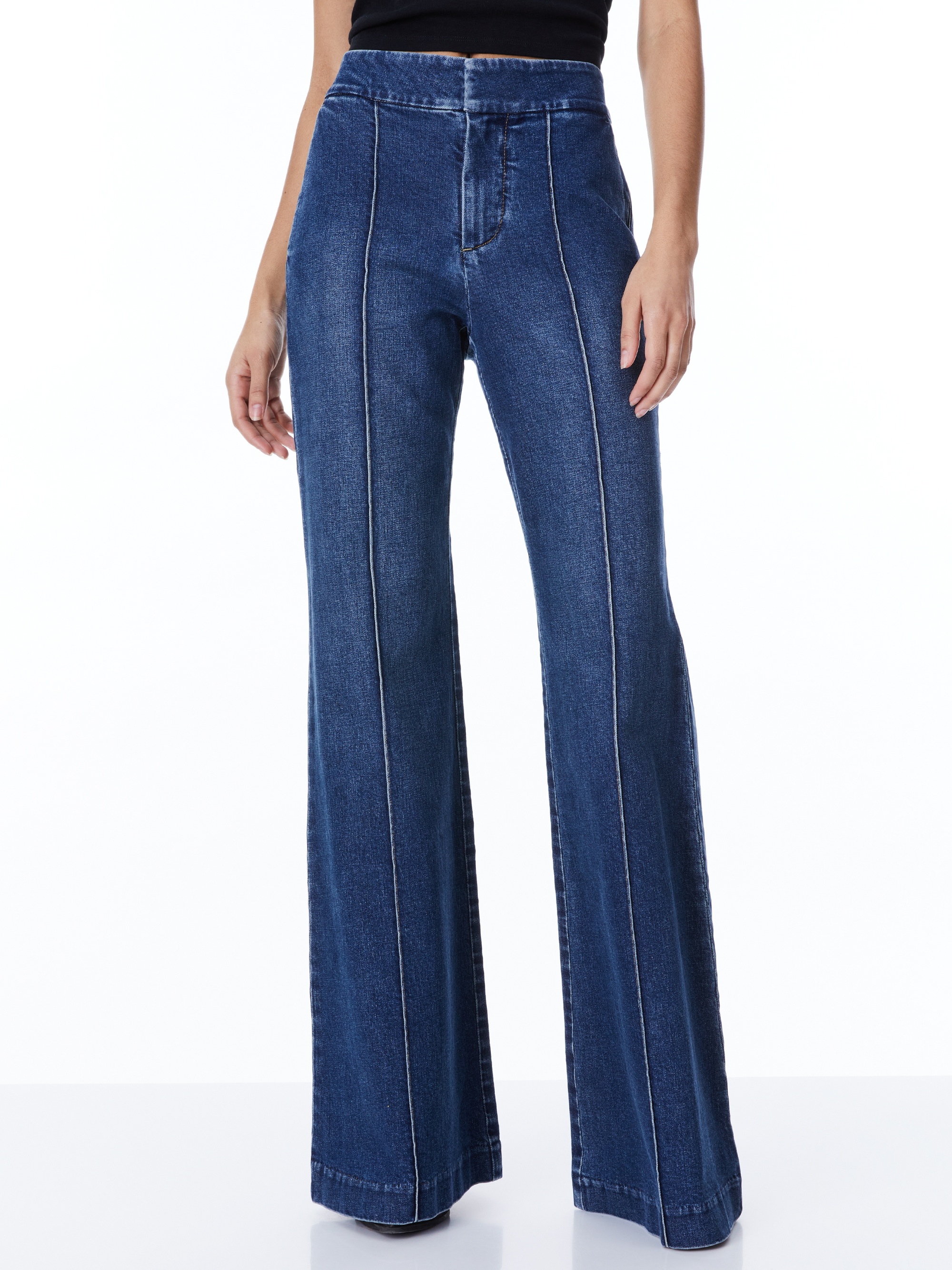 DYLAN HIGH WAISTED WIDE LEG JEAN - 1