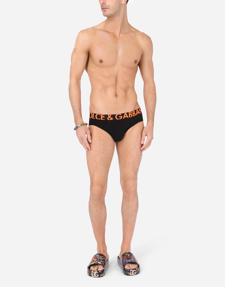 Two-way stretch jersey mid-rise briefs - 2