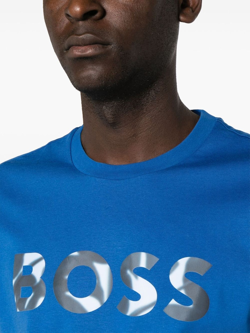 logo-print cotton T-shirt 5