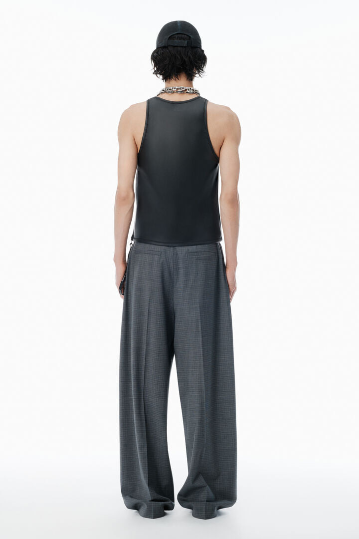 Wool-Blend Tailored Pants - 4