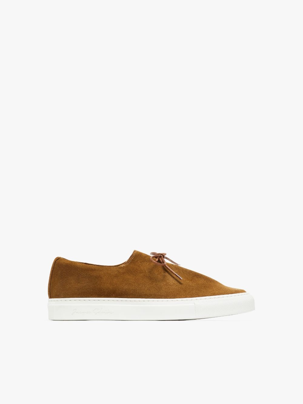 JACQUES SOLOVIÈRE TOBACCO SUEDE SNEAKERS - 1