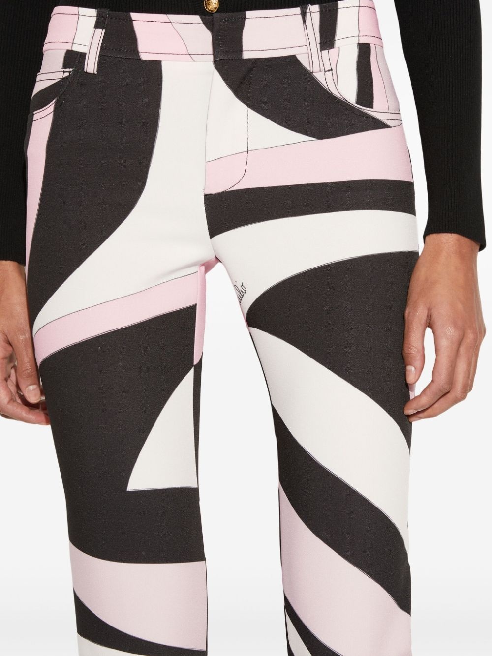 marmo-print trousers - 5