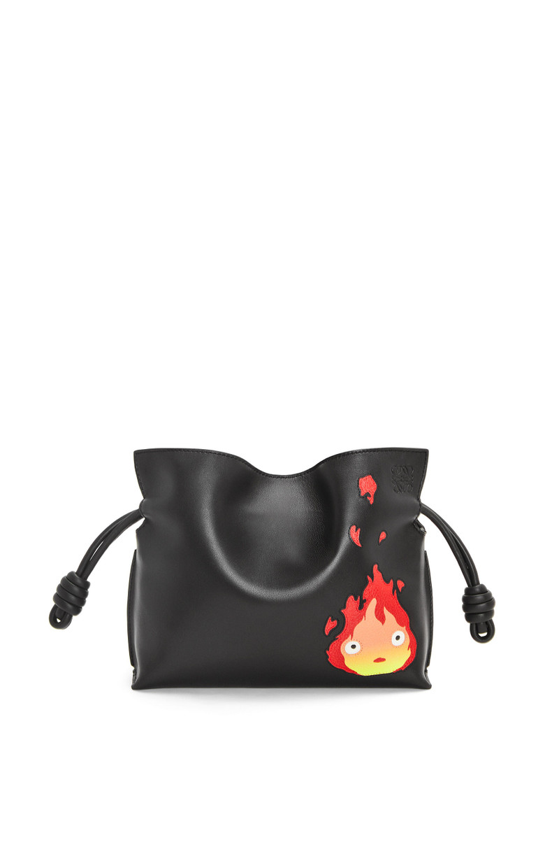 Calcifer mini Flamenco clutch in nappa calfskin 1