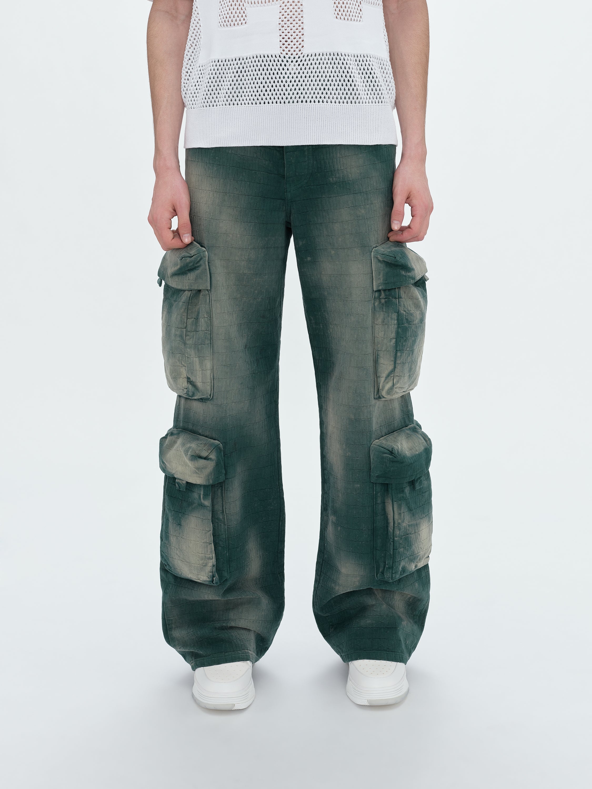 AMIRI JACQUARD UTILITY PANT - 3