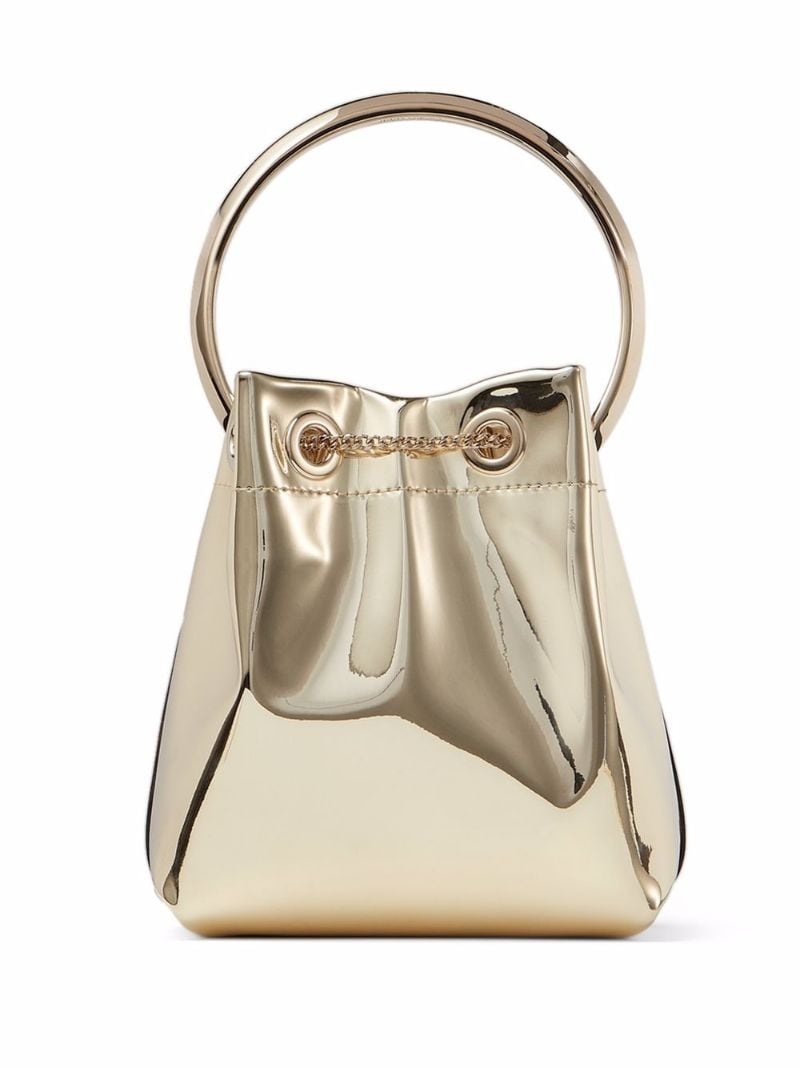 Bon Bon metallic-effect bucket bag - 3