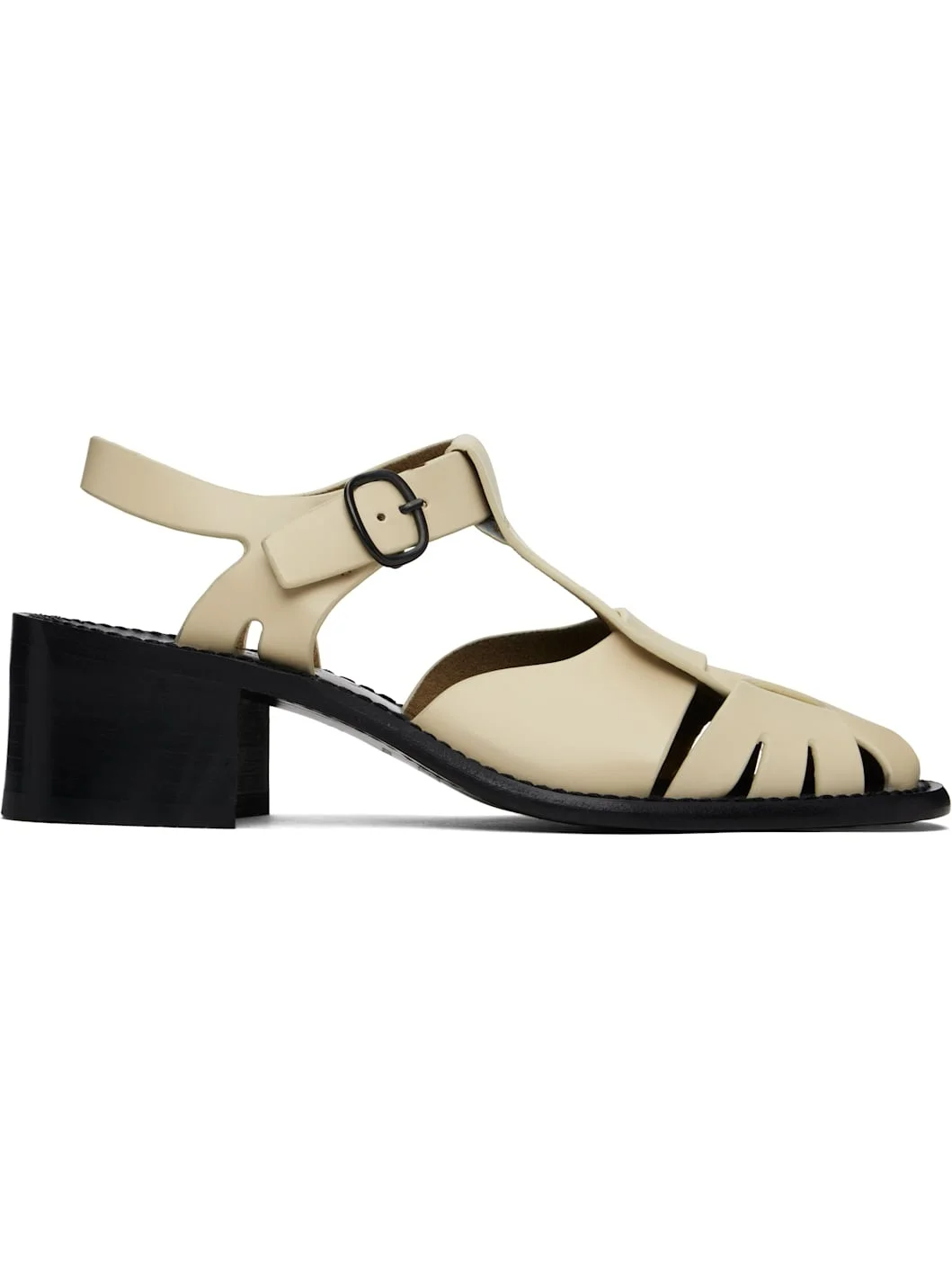 Beige Pesca Heels - 1