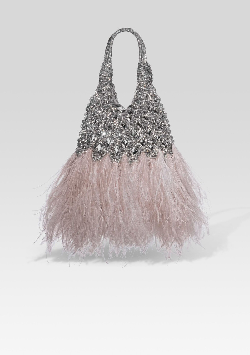 VANNIFIQUE MINI FEATHERS BAG 1