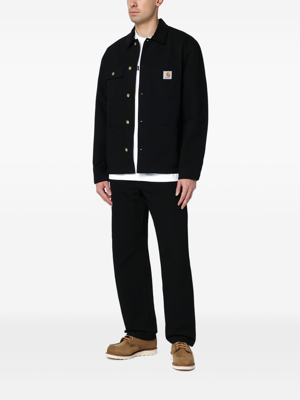 button-down shirt jacket - 2