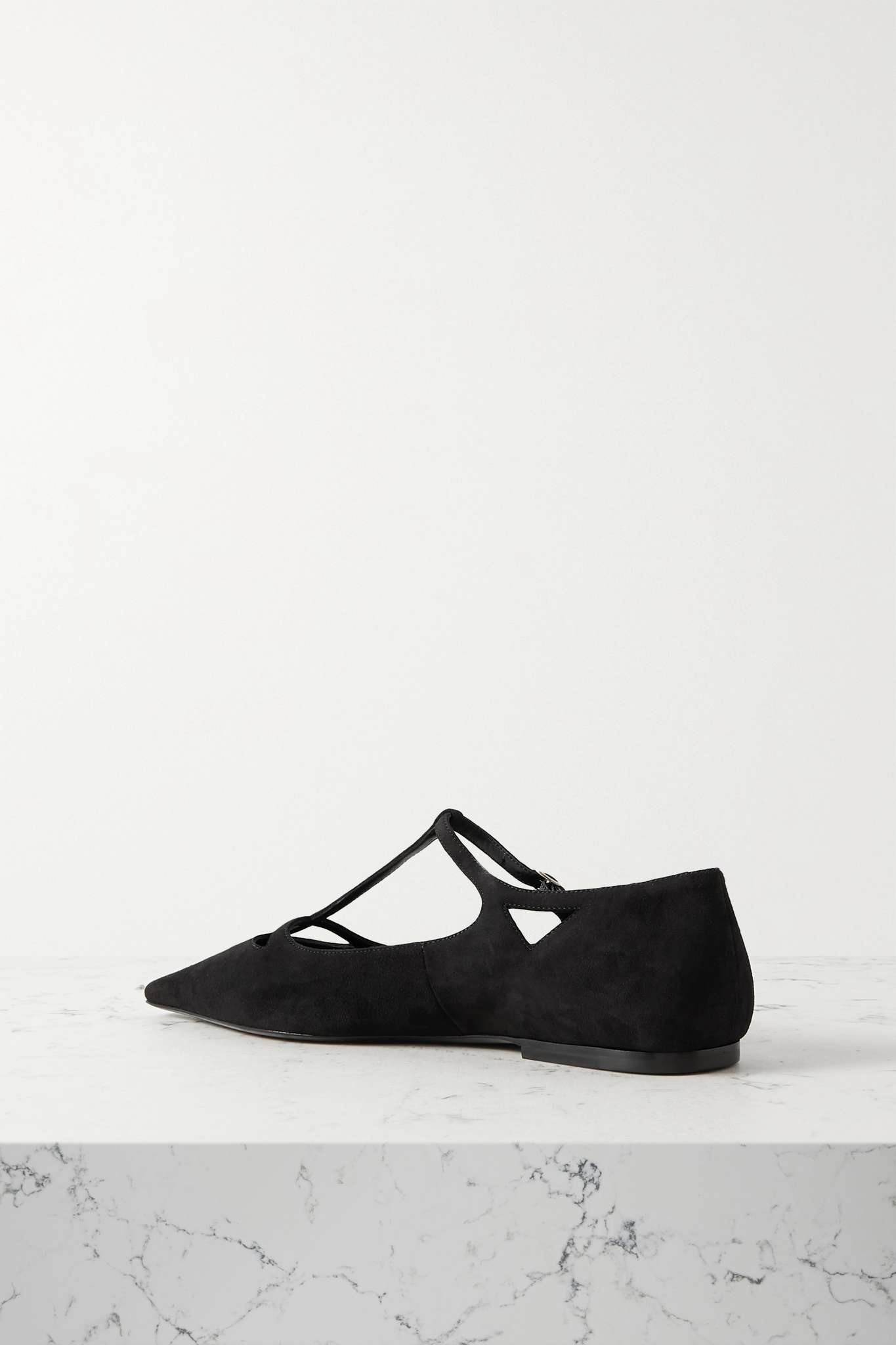 Cyd suede point-toe flats - 3