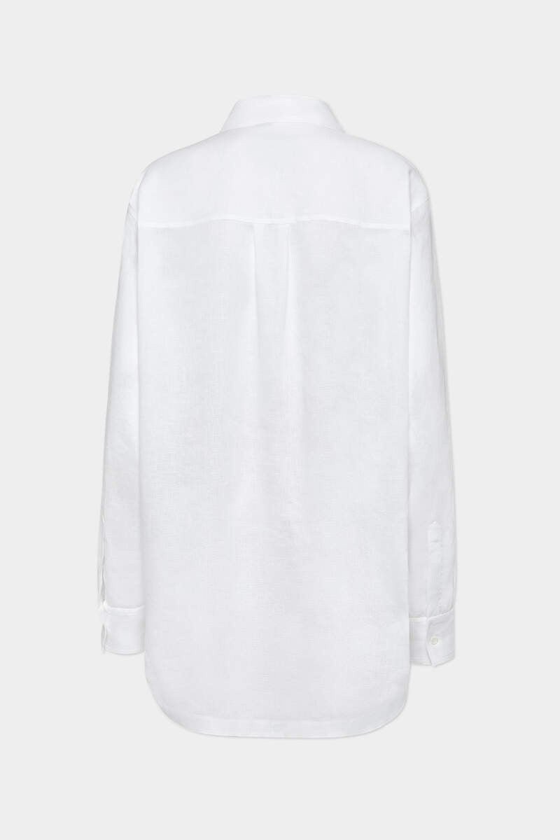 DSQUARED2 SUMMER LOVERS OVERSIZED LINEN SHIRT outlook