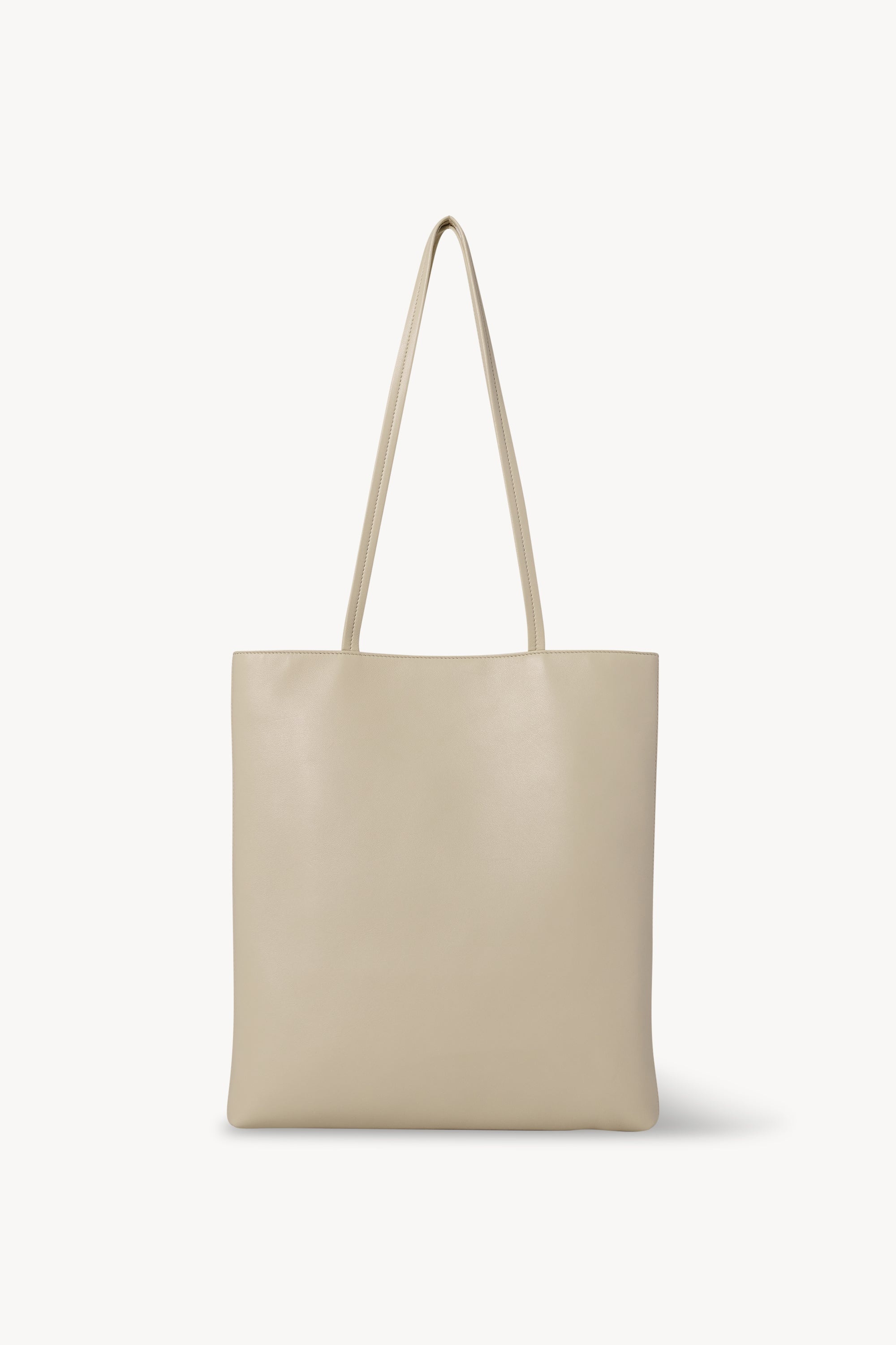 Flat Tote in Leather - 1