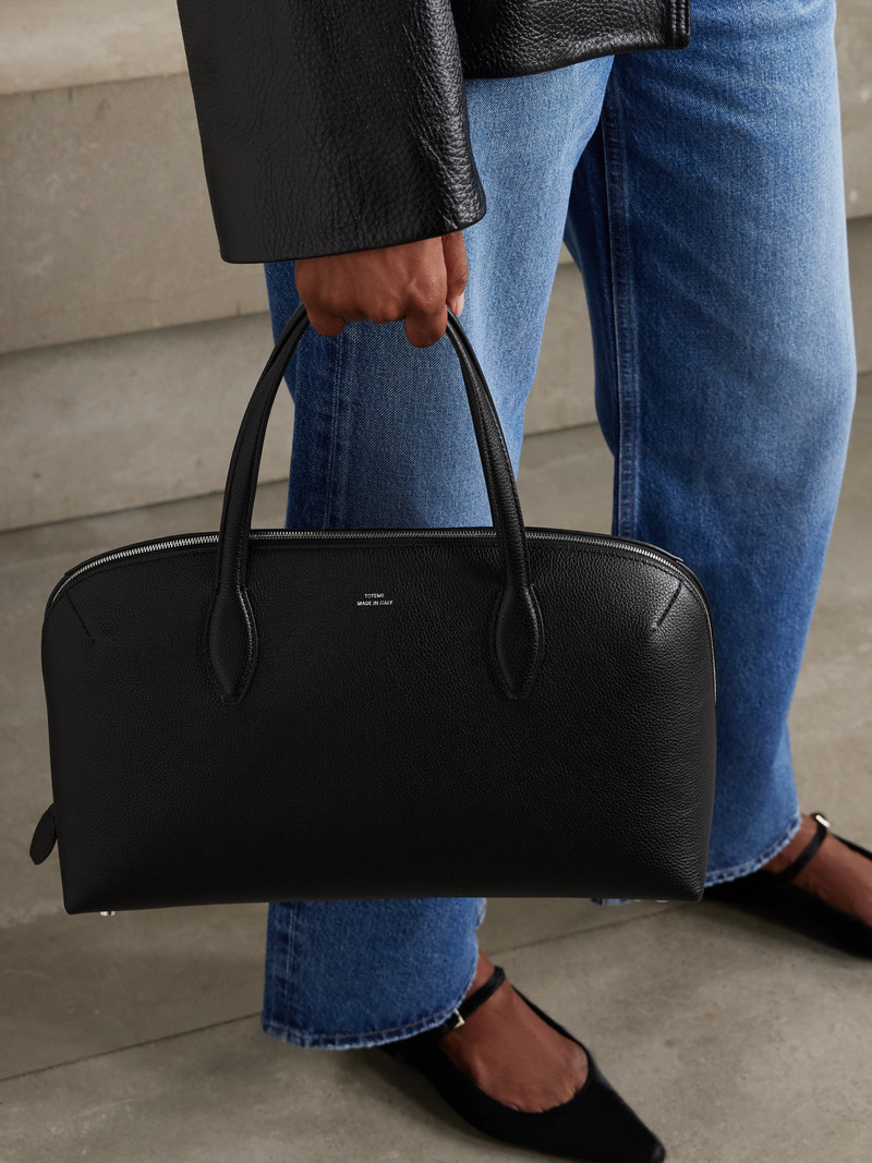 TOTEME Textured-leather Tote outlook