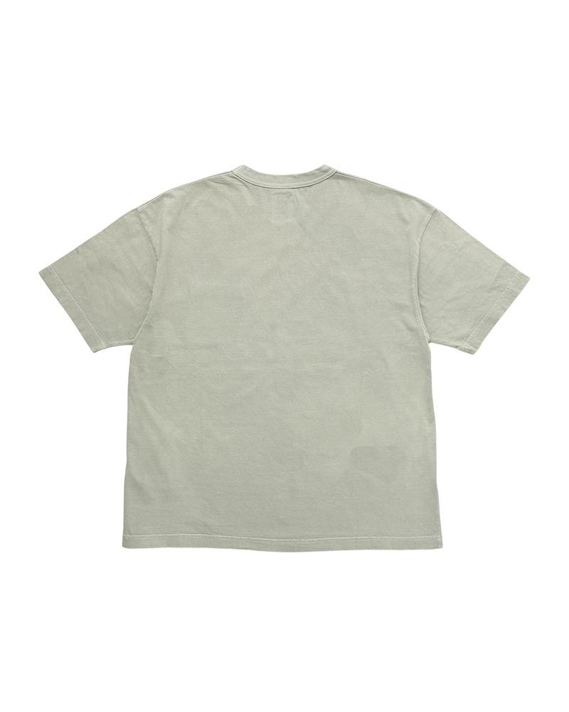 visvim JUMBO TEE S/S DMGD GREEN outlook