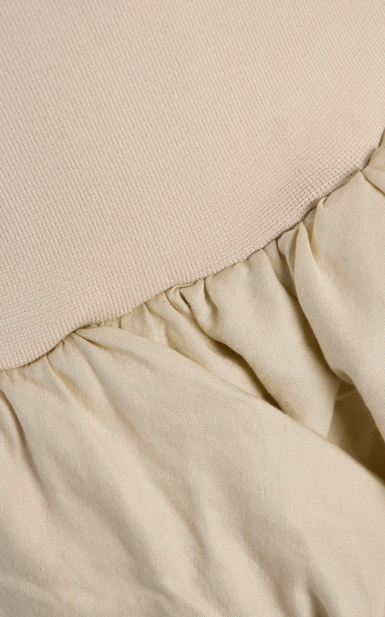 Camille Linen-Blend Bubble Midi Skirt neutral - 5