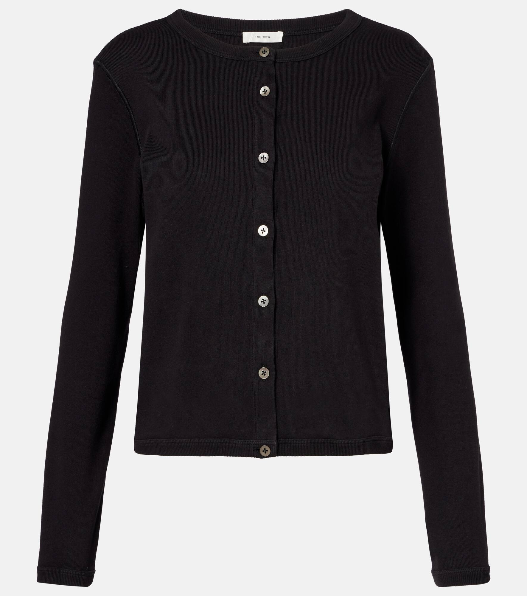 Gretas knitted cotton cardigan - 1