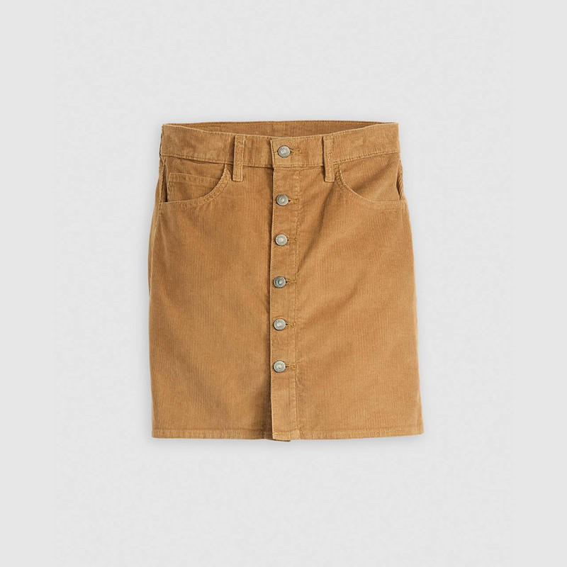 RETRO BUTTON FRONT SKIRT 1