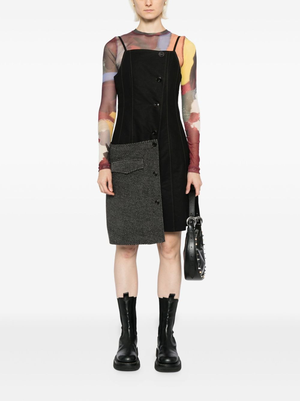 patchwork dress - 2