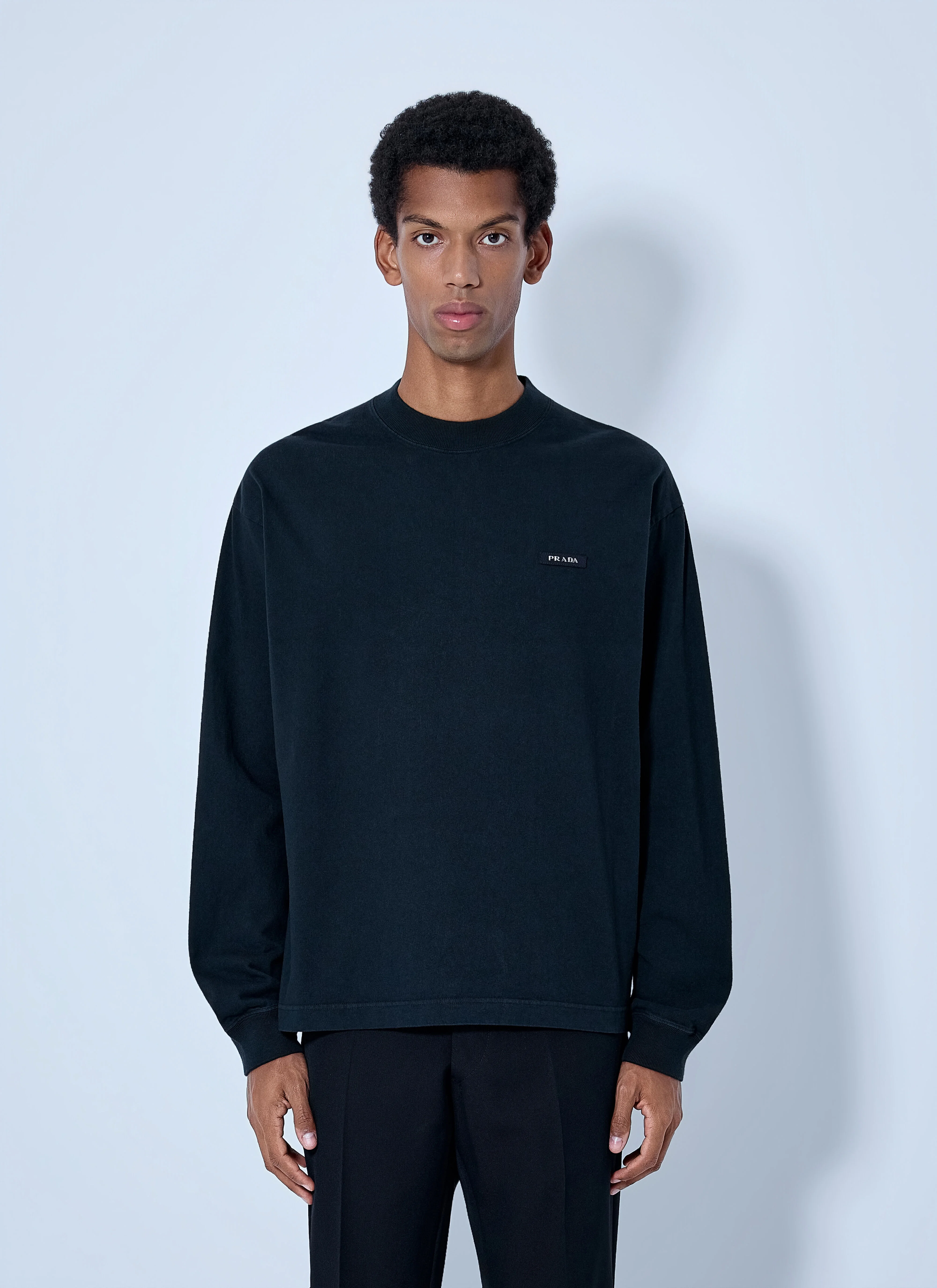 Crewneck Long Sleeve Sweatshirt - 1