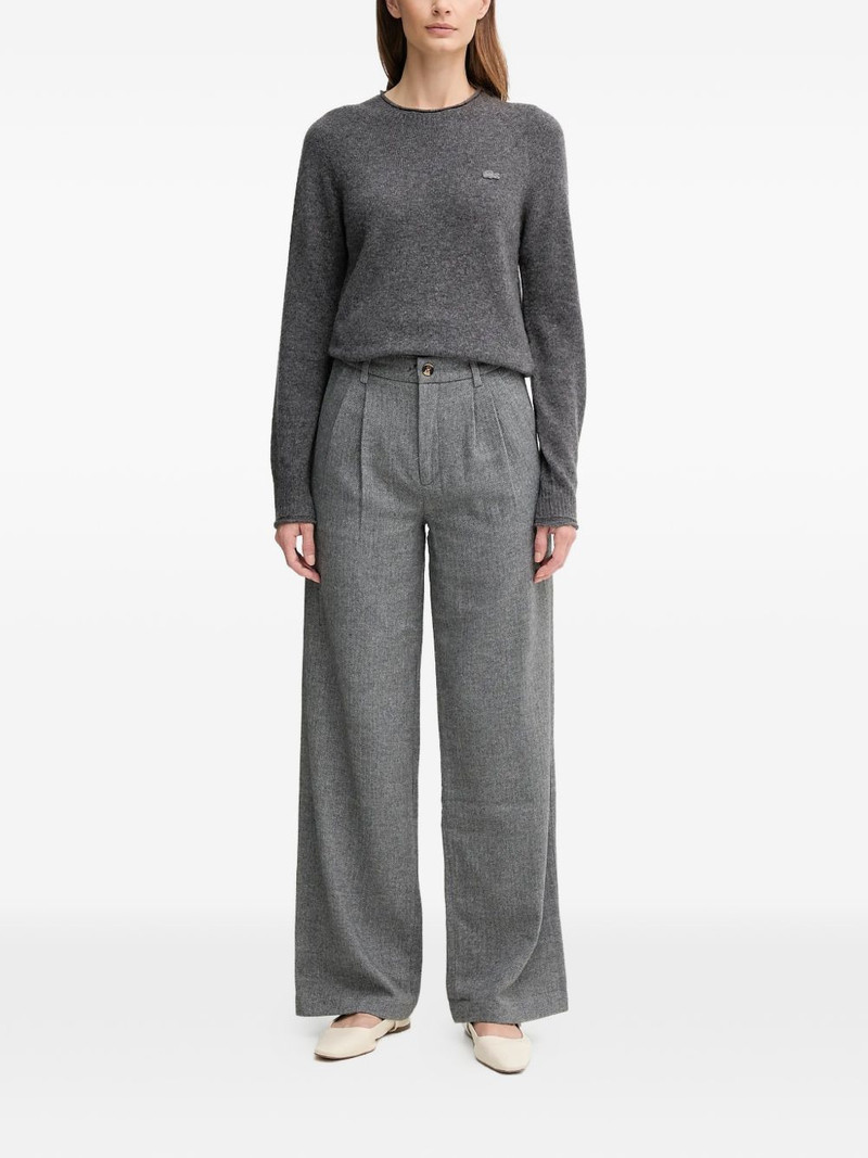 LACOSTE 3D knitted logo sweater outlook