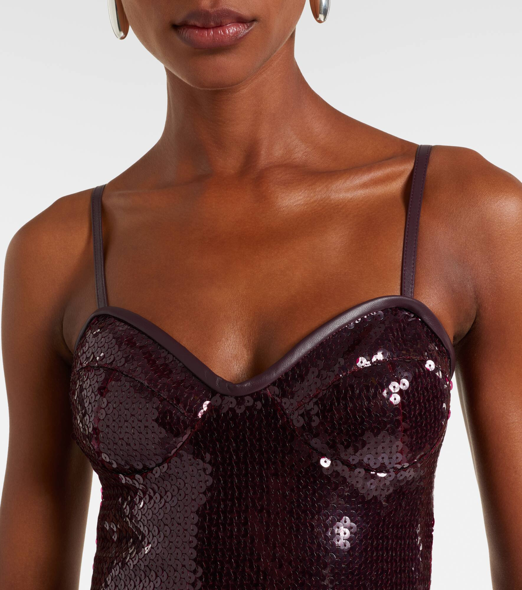 Embellished gathered gown - 4