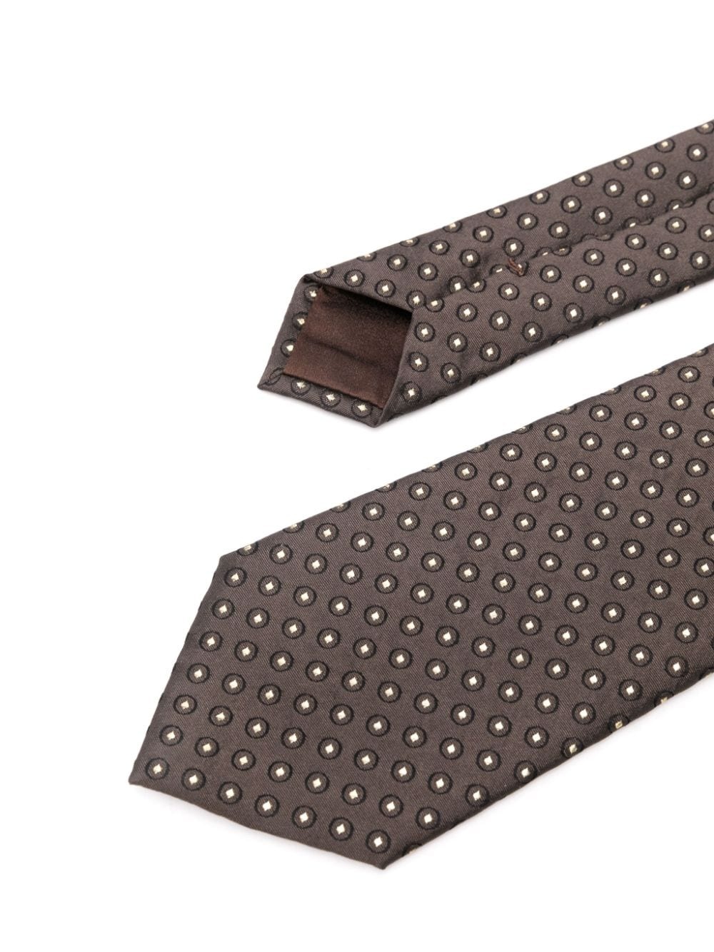 patterned-jacquard tie - 2