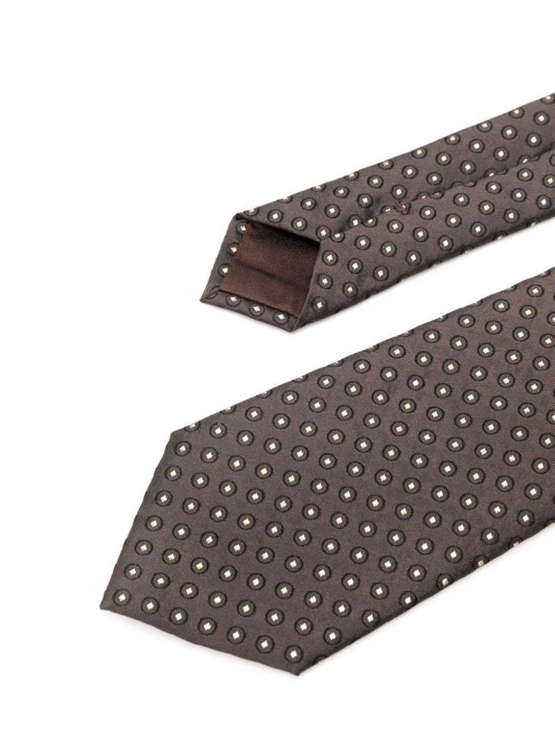 GIORGIO ARMANI patterned-jacquard tie outlook