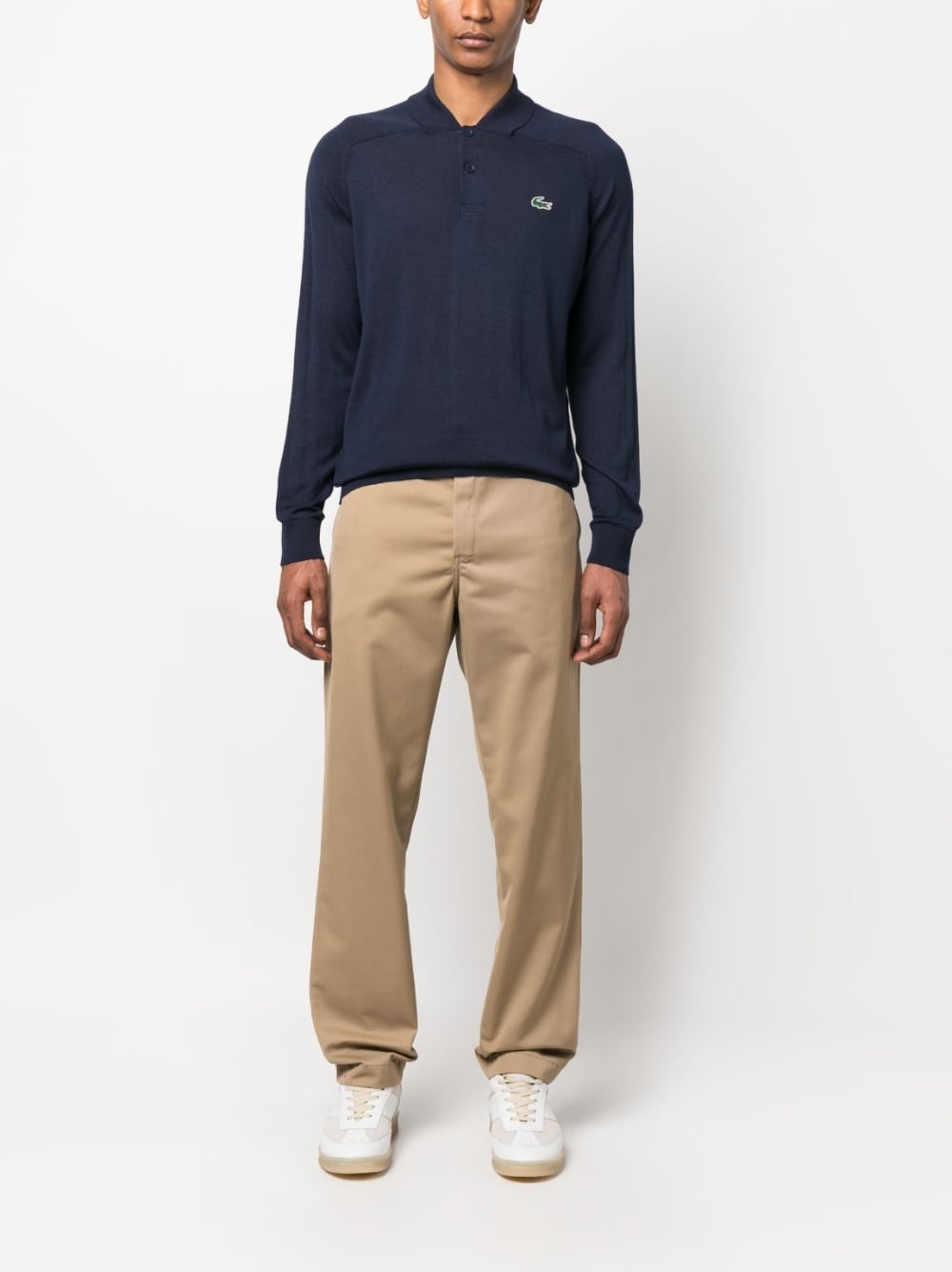 logo-patch raglan-sleeve polo shirt - 2
