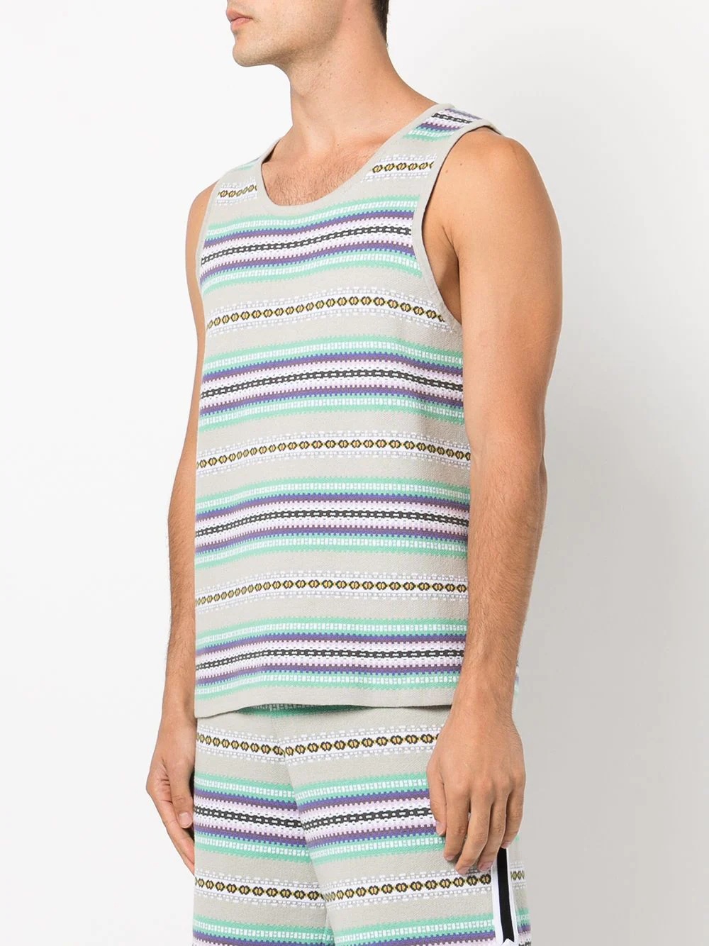 Nogales Fair Isle knit tank top - 3