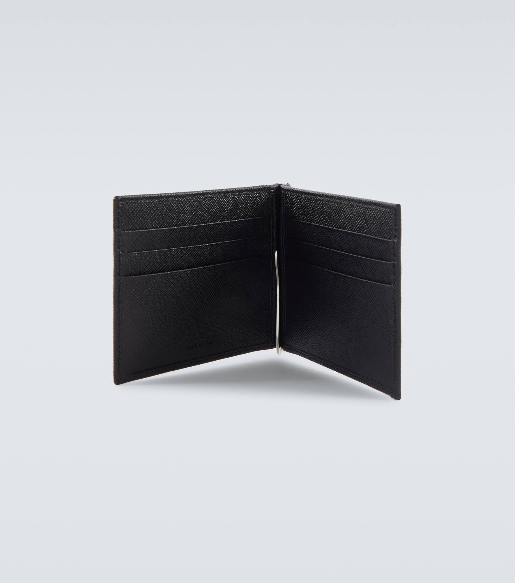 Saffiano metal money clip wallet - 2