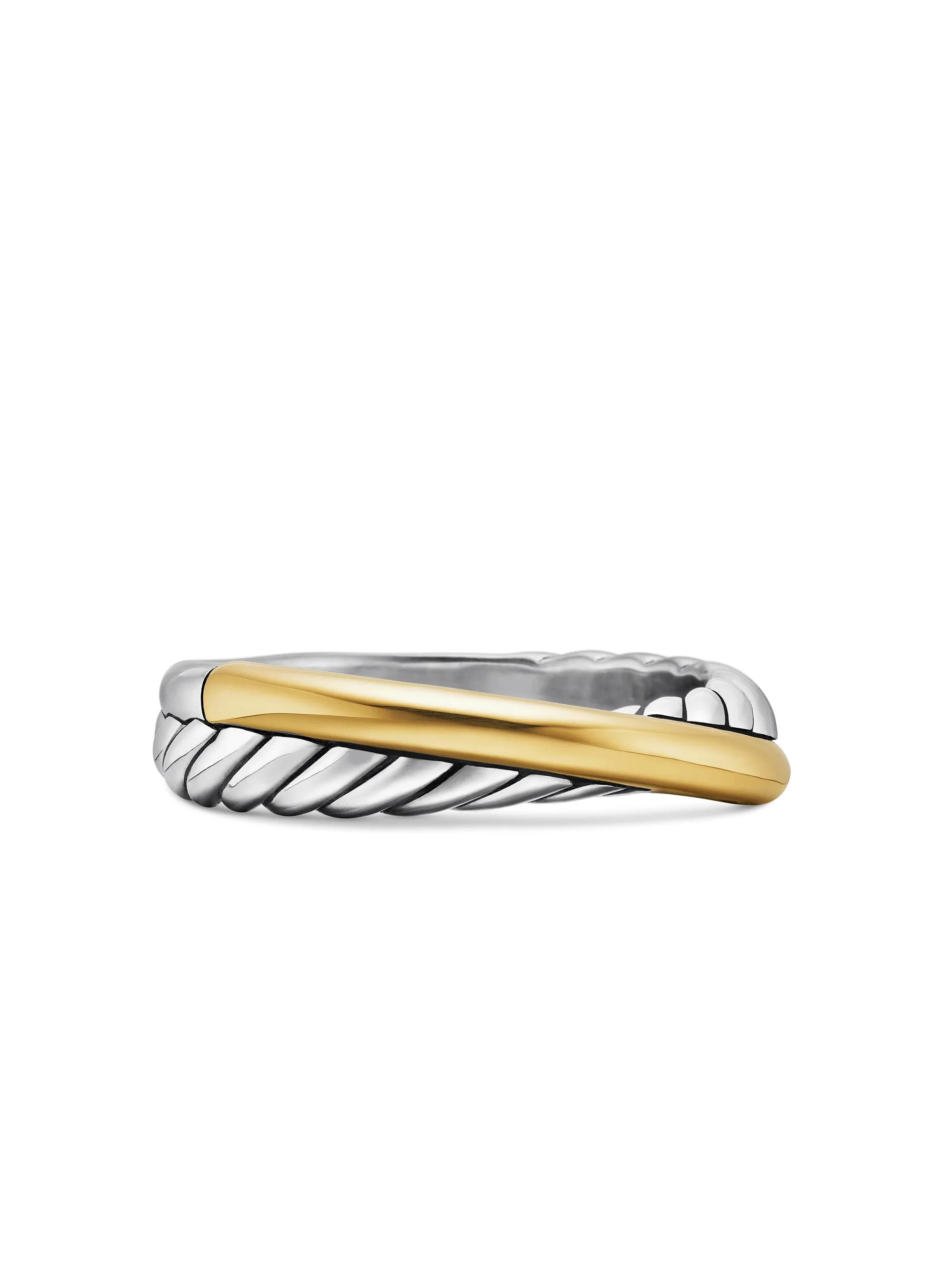Women's Crossover Band Ring in Sterling Silver - Multi - 1