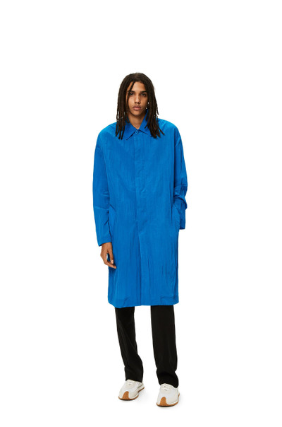 Loewe Duster coat in textured nylon outlook