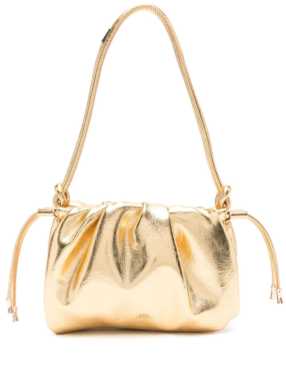 Ninon metallic-effect shoulder bag - 1