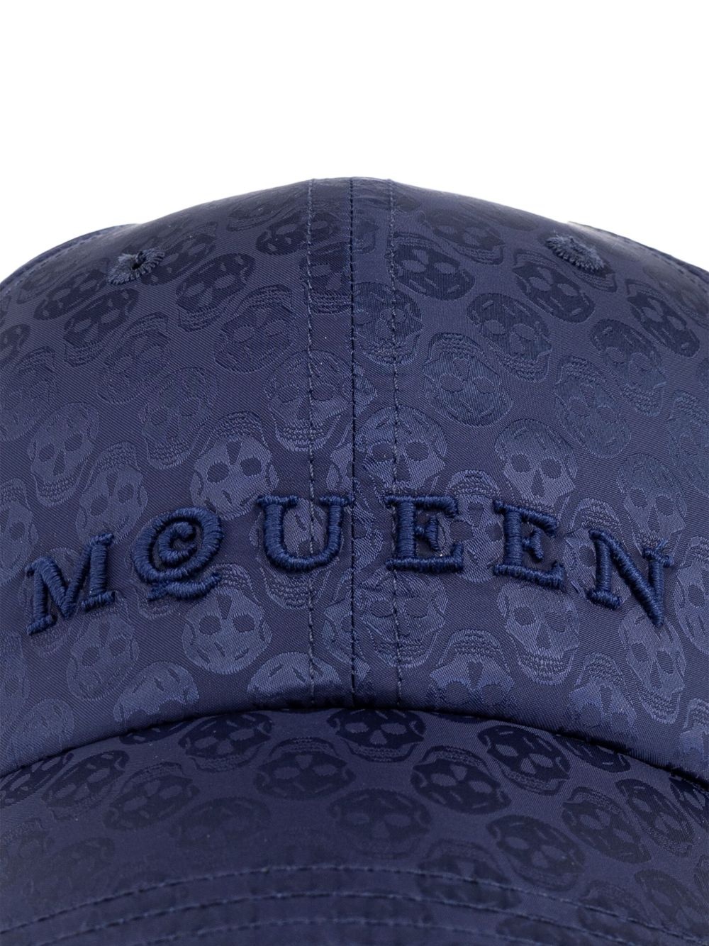 skull-embossed cap - 3