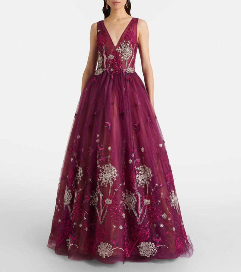 COSTARELLOS Embellished gown outlook
