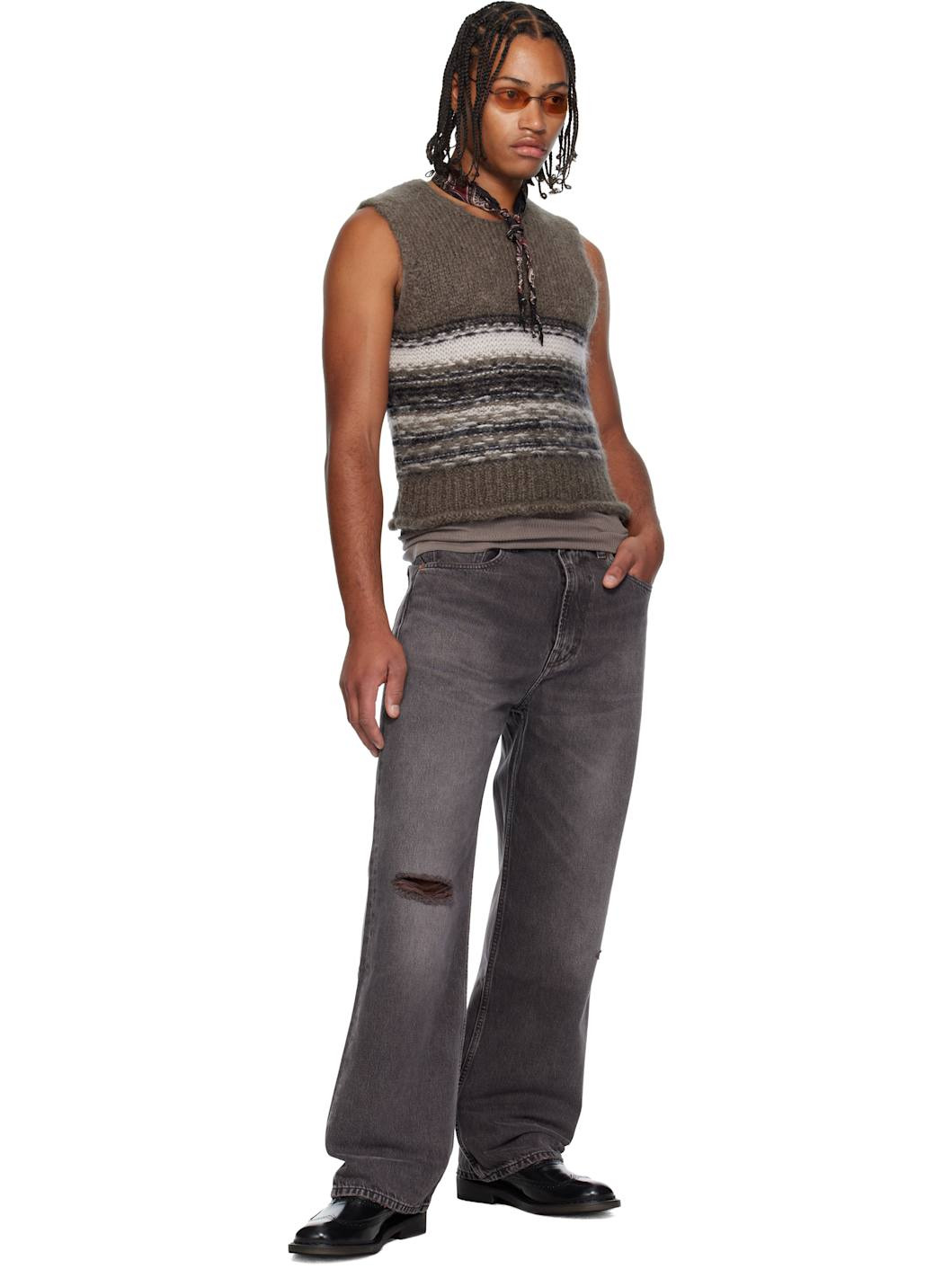 Brown Pleaser Tank Sweater - 4