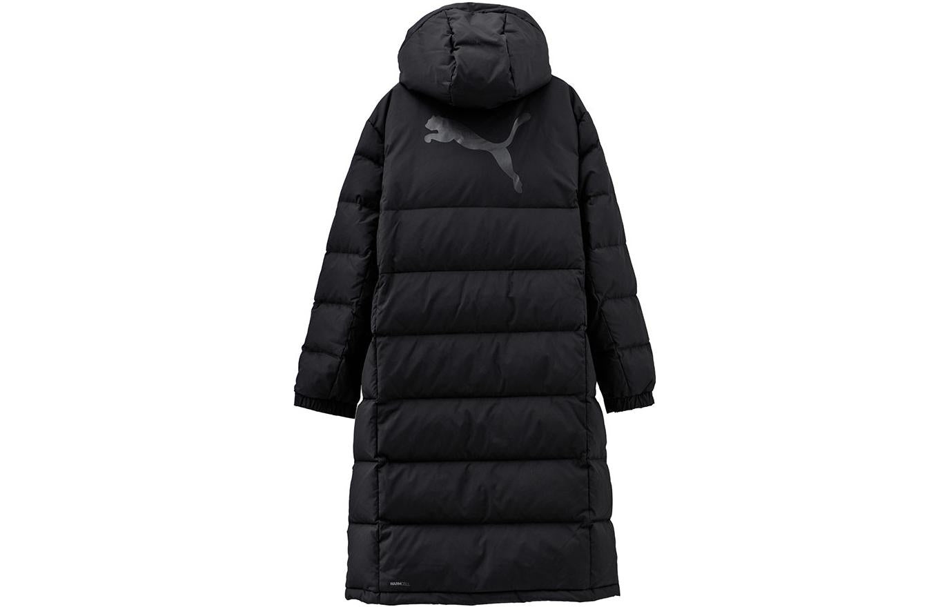 PUMA Long Down Jacket 'Black Grey' 932547-01 - 2