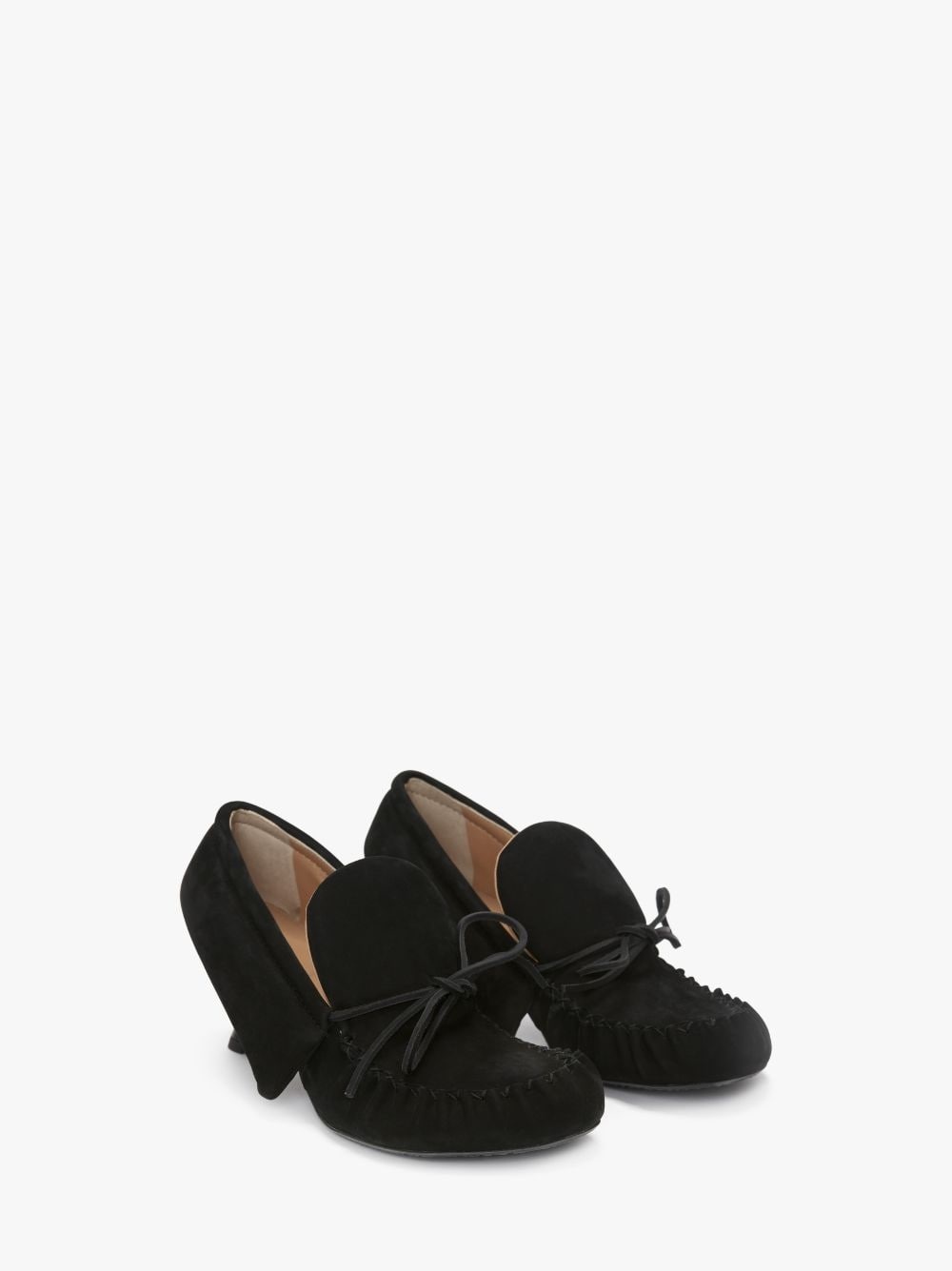 KITTEN HEEL MOCCASINS - 2