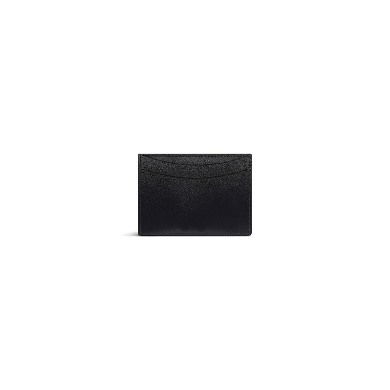 BALENCIAGA Women's Hourglass Card Holder in Black outlook