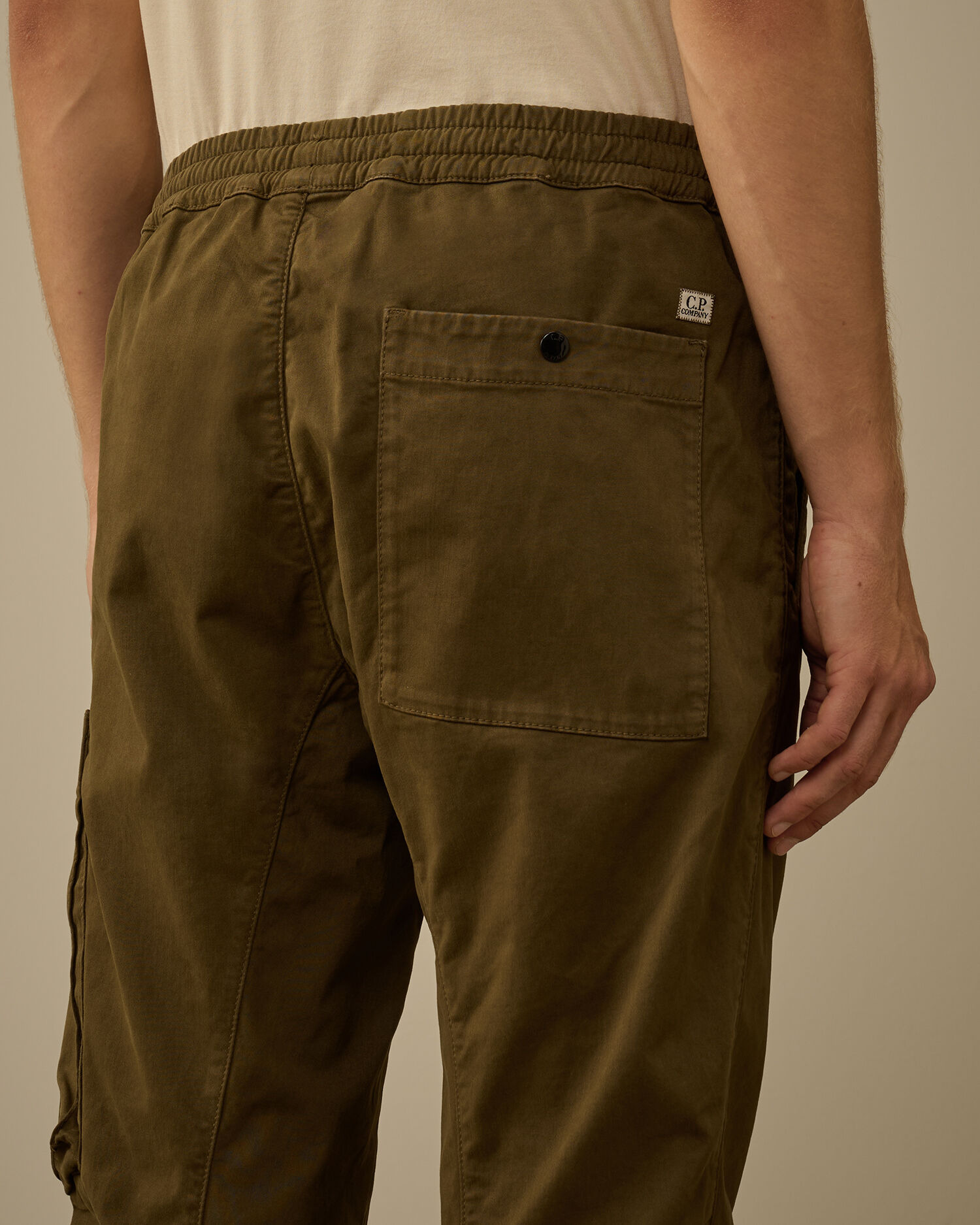 Stretch Sateen Regular Cargo Pants - 6