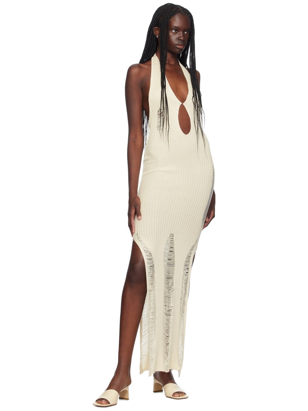 Off-White Ceres Maxi Dress - 4