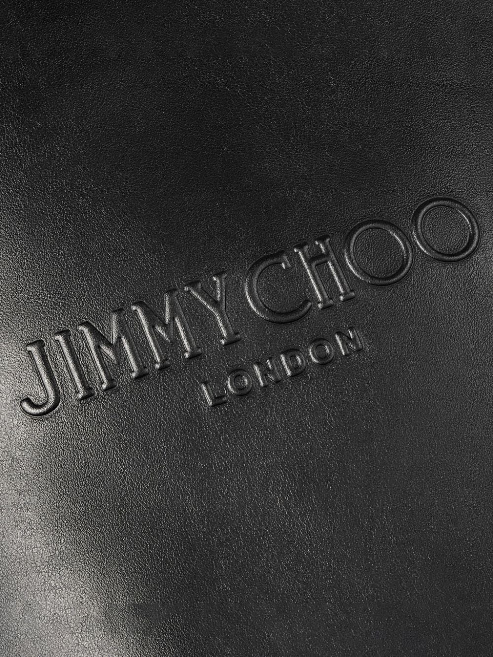 debossed-logo leather tote bag - 5