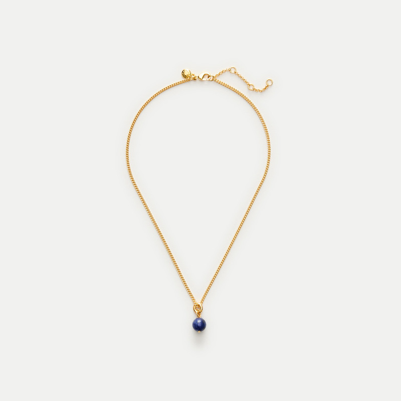 Semiprecious stone pendant necklace 1