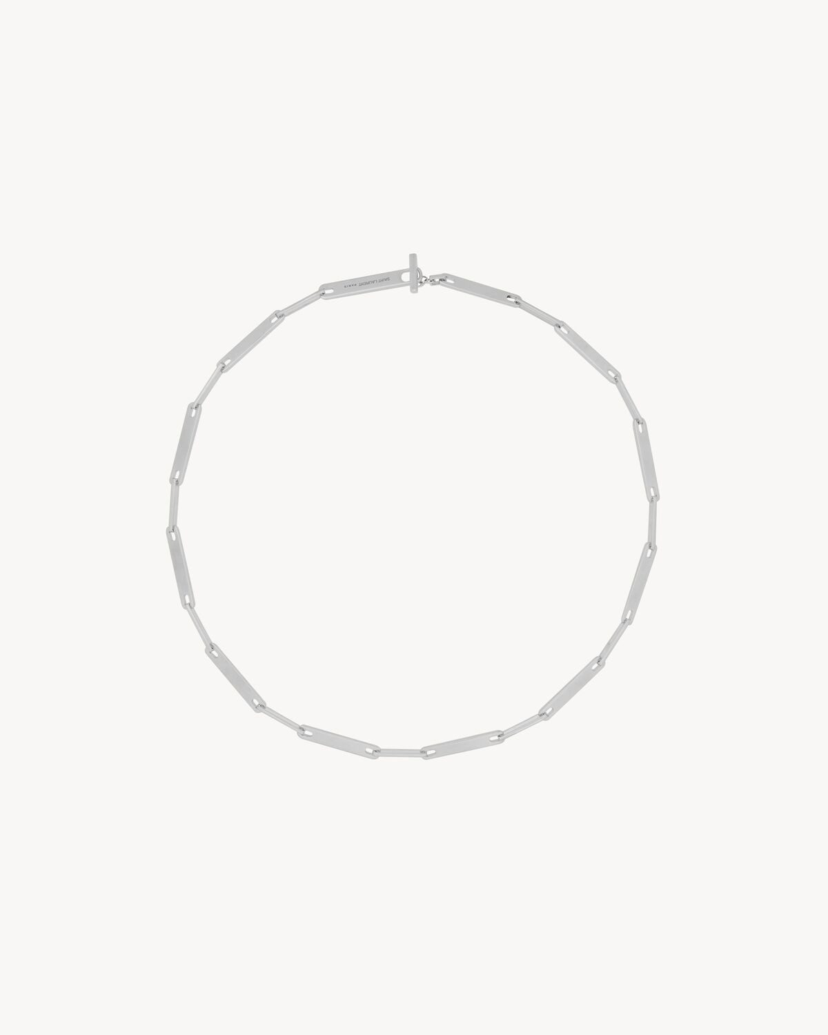 PLAQUE CHAIN NECKLACE IN METAL - 1
